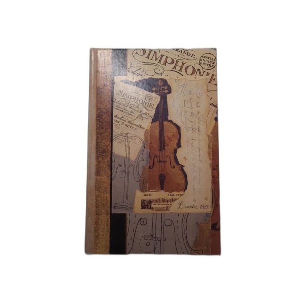 C.R. Gibson Decorative Journal –Vintage Musical Collage –Cello Design –Hardcover